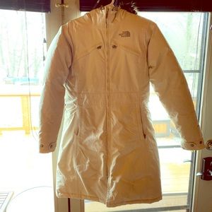 Long North Face coat